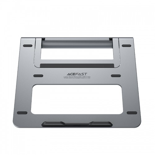 Acefast HUB multifunctional USB Type C laptop stand - 2x USB 3.2 Gen 1 (3.0, 3.1 Gen 1) | TF, SD | HDMI 4K @ 60Hz | RJ45 1Gbps | PD 3.0 100W (20V | 5A) gray (E5 space gray) image 3