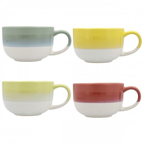 Cup Quid Atenua Ceramic Multicolour (460 ml) (12 Units) image 3