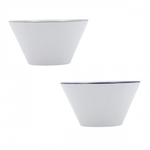 Bowl Quid Vita Tribal Breakfast Ceramic White (500 ml) (12 Units) image 3