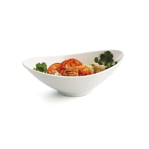 Serving Platter Quid Gastro Oval Ceramic White (21,5 x 12,5 x 7 cm) (6 Units) image 3