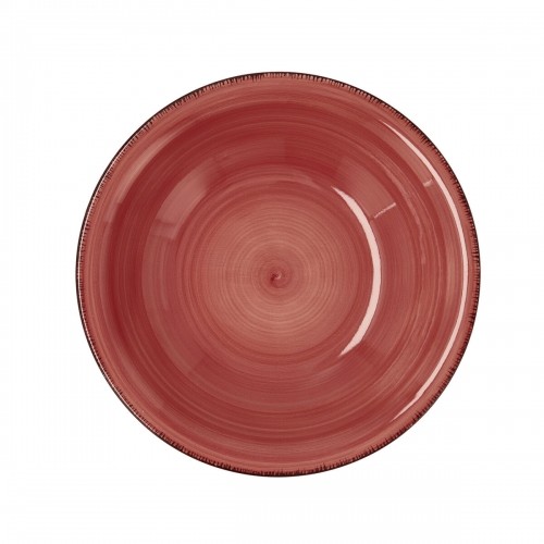 Dziļais šķīvis Quid Vita Keramika Sarkans (ø 21,5 cm) (12 gb.) image 3