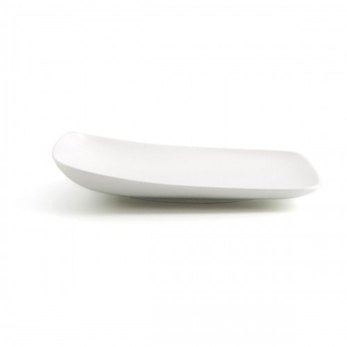Flat plate Ariane Vital Squared Ceramic White (30 x 22 cm) (6 Units) image 3
