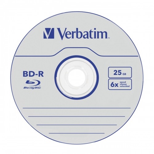 Blu-Ray BD-R Verbatim Datalife 50 штук 25 GB 6x image 3