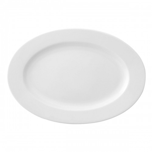 Плоская тарелка Ariane Prime Овальный Керамика Белый (38 x 25 cm) (6 штук) image 3