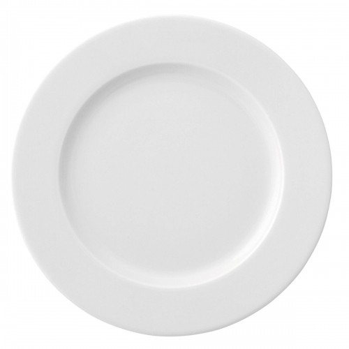 Flat Plate Ariane Prime White Ceramic Ø 21 cm (12 Units) image 3