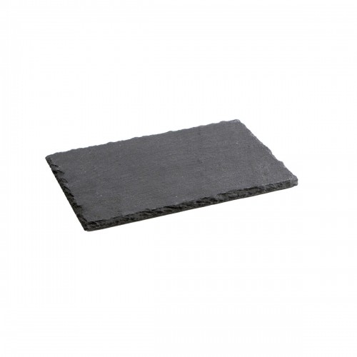 Slate Effect Ceramic Tray Quid Gastro Fresh Black (40 x 30 cm) (12 Units) image 3