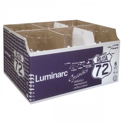 Бокал Luminarc Прозрачный Cтекло (720 ml) (6 штук) image 3