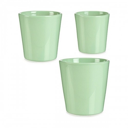 Set of pots Green Clay (6 Units) image 3