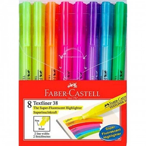 Fluorescent Marker Set Faber-Castell Textliner 38 5 Units image 3