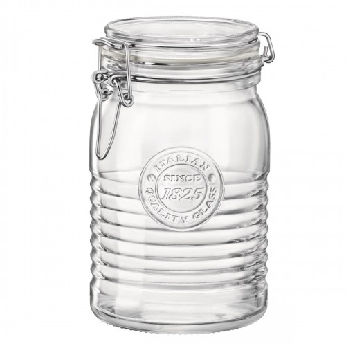 Food Preservation Container Bormioli Rocco Officina Transparent Glass (6 Units) (1,15 L) image 3