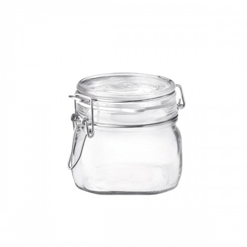Food Preservation Container Bormioli Rocco Fido Transparent Glass (500 ml) (6 Units) image 3