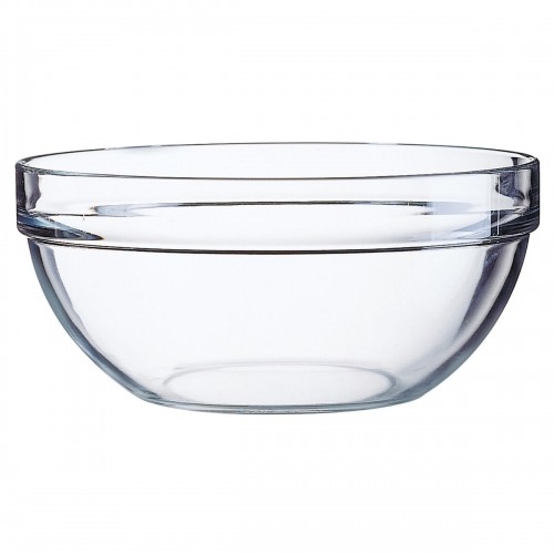 Salad Bowl Luminarc Transparent Glass (Ø 26 cm) (6 Units) image 3