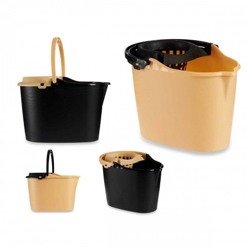 Cleaning bucket Black Beige polypropylene (15 L) image 3