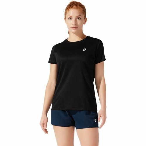 Women’s Short Sleeve T-Shirt Asics Core SS Black image 3