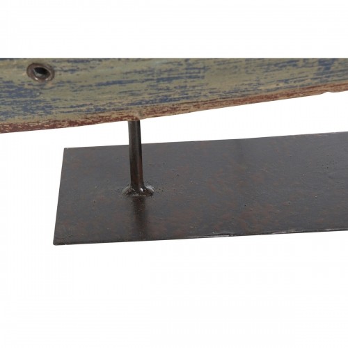 Декоративная фигура DKD Home Decor Отделка состаренная Металл Деревянный Barco (37,5 x 8,5 x 41 cm) image 3