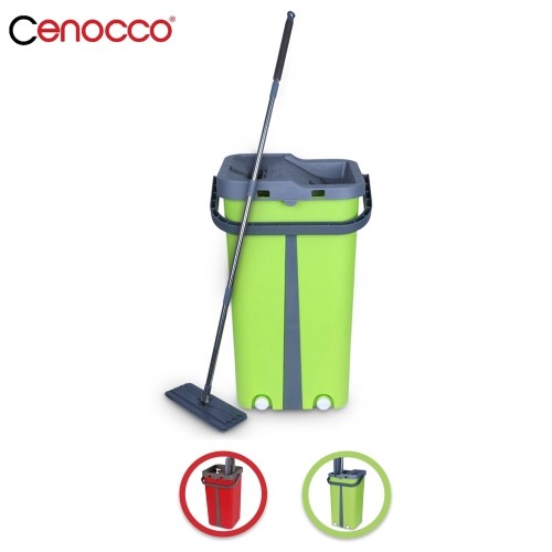 Cenocco CC-9077: Flat Mop with Bucket Green image 3