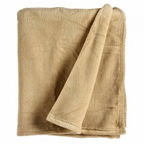 Fleece Blanket Beige (125 x 0,5 x 150 cm) (12 Units) image 3