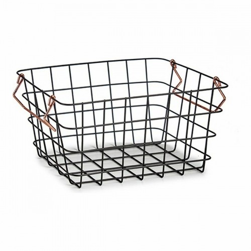 Wire Basket Black Copper Steel 22,5 x 14 x 31,5 cm (12 Units) image 3