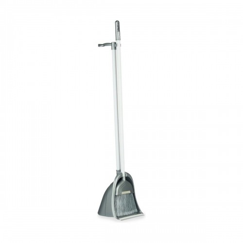 Sweeping Brush and Dustpan Cleaning Set Silver Plastic (12 Units) image 3