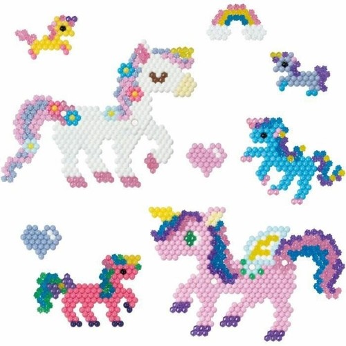 Stikla lodītes Aquabeads Fairy Unicorns 1500 Daudzums image 3