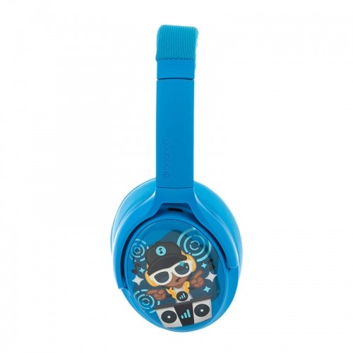 BuddyPhones kids headphones wireless Cosmos Plus ANC (Blue) image 3