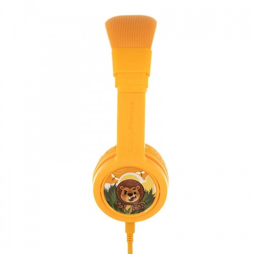 BuddyPhones kids headphones wired Explore Plus (Yellow) image 3