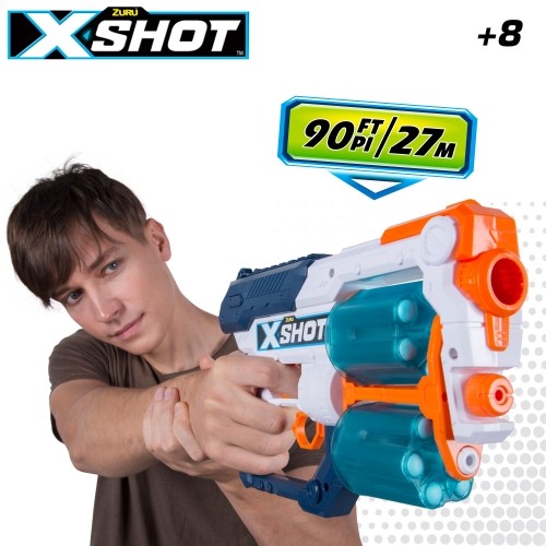 Pistole ar 16 porol. šautriņam līdz 27 m X-Shot  Xcess ZURU 8 g+ CB46876 image 3