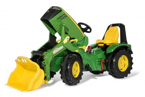 Rolly Toys Трактор педальный rollyX-Trac Premium John Deere 8400R с ковшом, 2 скорости и тормоз  (3 - 10 лет) Германия 651078 image 3