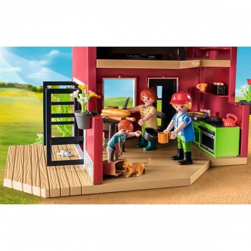 Playset Playmobil 71248 Country Furnished House with Barrow and Cow 137 Daudzums image 3