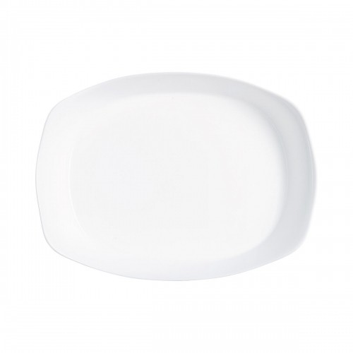 Serving Platter Luminarc Smart Cuisine Rectangular White Glass 38 x 27 cm (6 Units) image 3