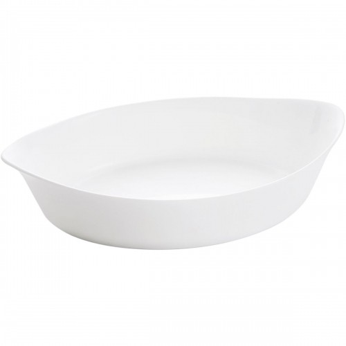 Serving Platter Luminarc Smart Cuisine Oval White Glass 28 x 17 cm (6 Units) image 3