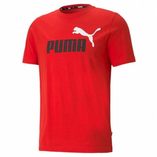 Men’s Short Sleeve T-Shirt Puma Essentials+ Red image 3