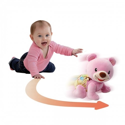 Pūkaina Rotaļlieta Vtech Baby Bear, 1,2,3 Follow Me Muzikāls Rozā image 3