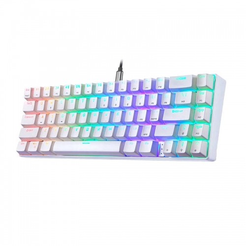 Mechanical gaming keyboard Motospeed CK67 RGB (white) image 3