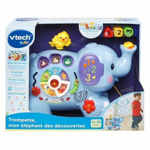 Интерактивная игрушка для маленьких Vtech Baby Trumpet, My Elephant of Discoveries image 3