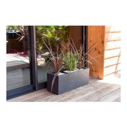 Planter EDA Graphit Up Rectangular Anthracite Dark grey 59 x 19,5 x 22,8 cm image 3