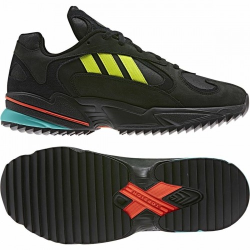 Кроссовки Adidas Originals Yung-1 Унисекс Чёрный image 3