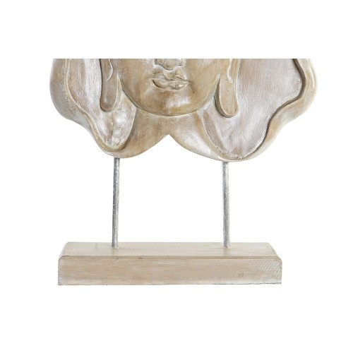 Decorative Figure DKD Home Decor 36 x 11 x 63 cm Natural Buddha Stripped image 3