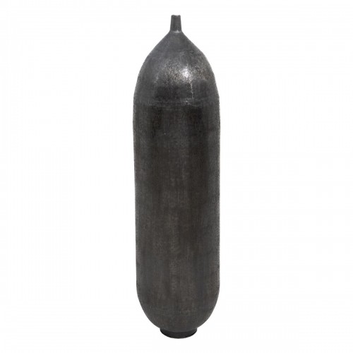 Vase Black 33 x 33 x 120 cm Aluminium image 3