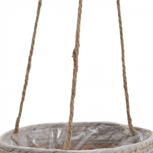 Set of Baskets Natural Grey Natural Fibre 20 x 20 x 27 cm (3 Pieces) image 3