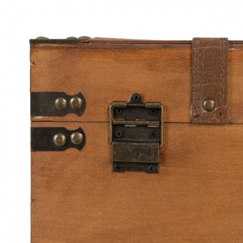 Set of Chests 45 x 30 x 29 cm Synthetic Fabric Wood (2 Pieces) image 3