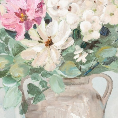 Painting 80 x 2,8 x 80 cm Canvas Flowers image 3