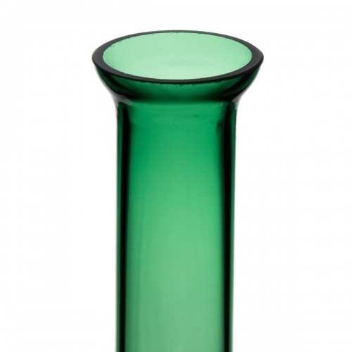 Vase Green Glass 12 x 12 x 33 cm image 3