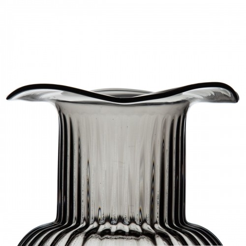 Vase Grey Glass 16,5 x 16,5 x 25 cm image 3