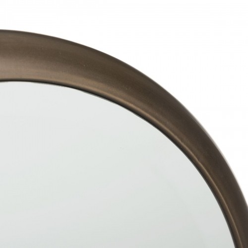 Bigbuy Home Sienas spogulis 48 x 22 x 40 cm Stikls Bronza Metāls Industrijski image 3