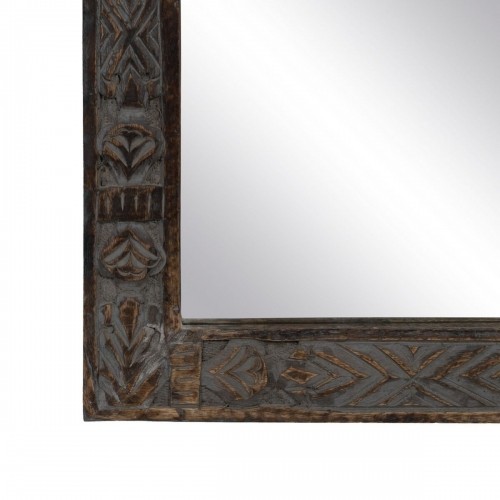 Bigbuy Home Настенное зеркало 77 x 3 x 113 cm Деревянный Коричневый image 3