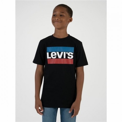 Men’s Short Sleeve T-Shirt Levi's Logo Jr  Black image 3