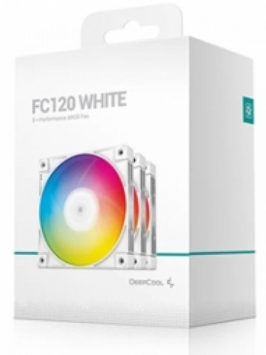 Deepcool RGB PWM fan FC120 White-3 IN 1 image 3