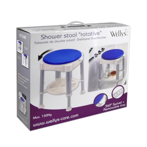 Wellys Rotating Shower Stool image 2