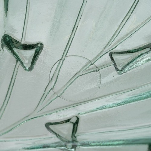 Bigbuy Home Galda rotājums 46 x 25 x 12 cm pārstrādāts stikls Zaļš image 3